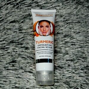 BRAND NEWW UNOPENED “GLOBAL BEAUTY CARE” TURMERIC EXFOLIATING FACIAL SCRUB!!!